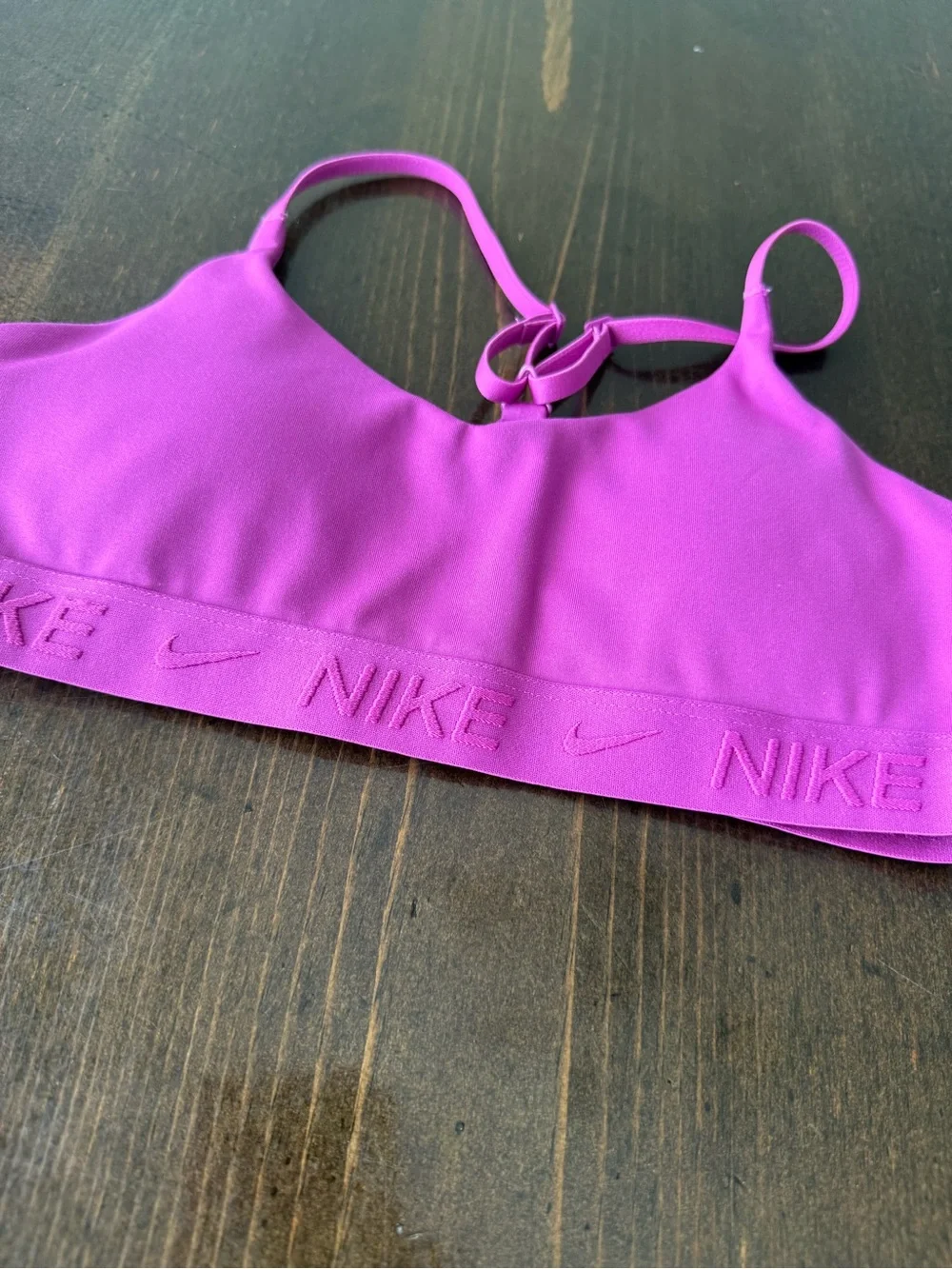 Nike Racerback Sports Bra, Girls Large, Magenta